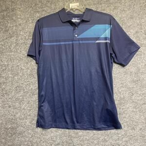ben Hogan Performance Shirt M Short Sleeve Blue